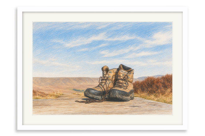 White Frame A3 - 29 x 42 cm (+£145.00)